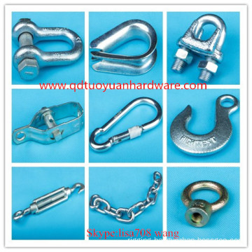 European Type D Sharp Lifting Shackle for Marine Hardware